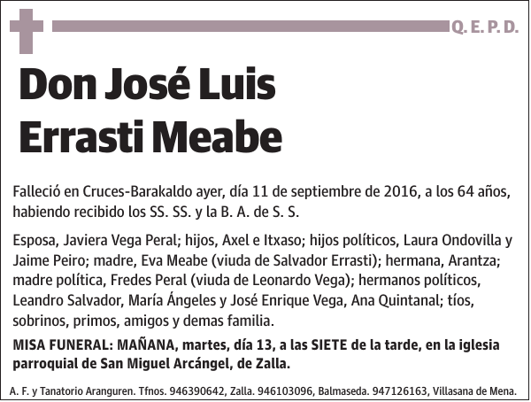 José Luis Errasti Meabe