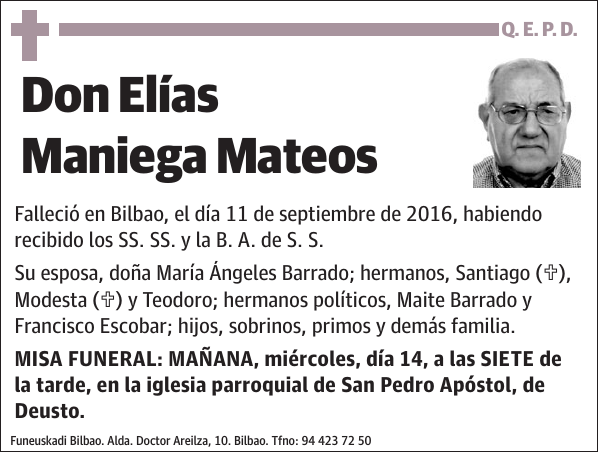 Elías Maniega Mateos