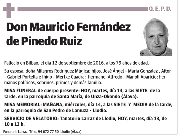 Mauricio Fernández de Pinedo Ruiz