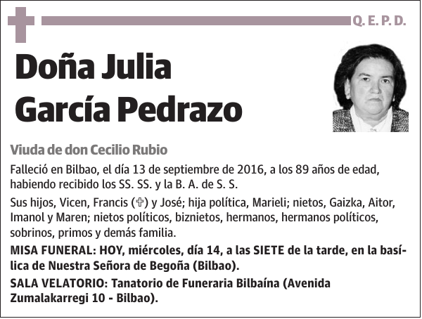 Julia García Pedrazo