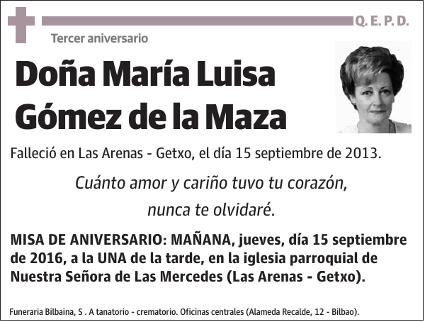 María Luisa Gómez de la Maza