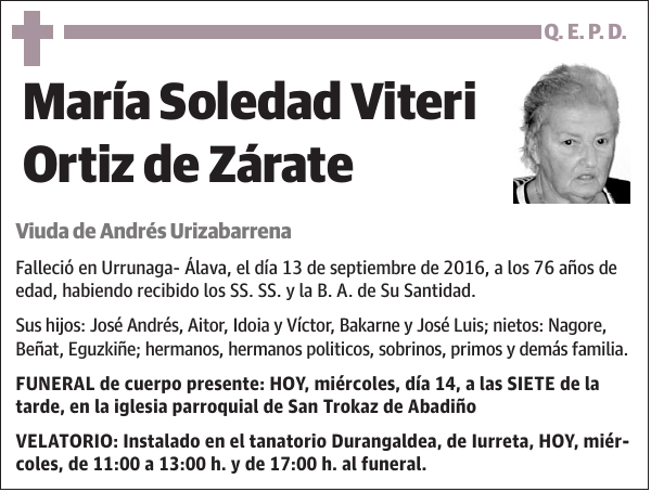 María Soledad Viteri Ortiz de Zárate