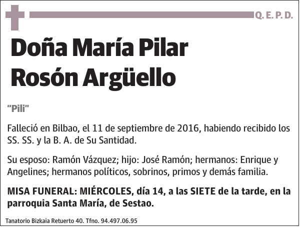 María Pilar Rosón Argüello