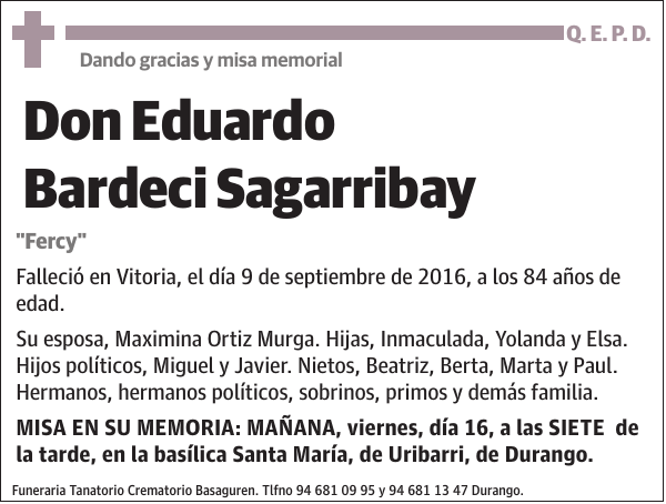 Eduardo Bardeci Sagarribay