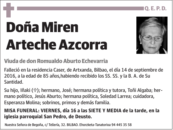 Miren Arteche Azcorra