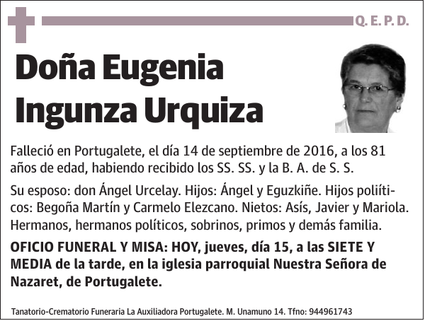 Eugenia Ingunza Urquiza