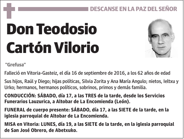 Teodosio Cartón Vilorio