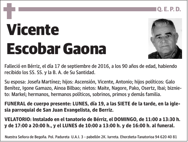 Vicente Escobar Gaona