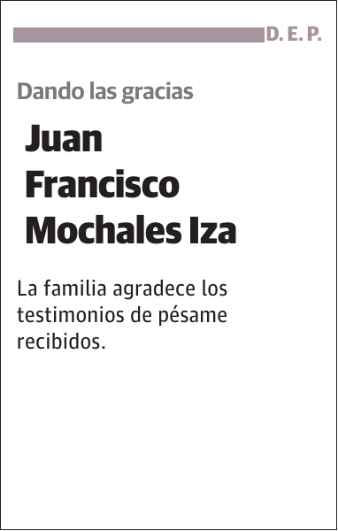 Juan Francisco Mochales Iza