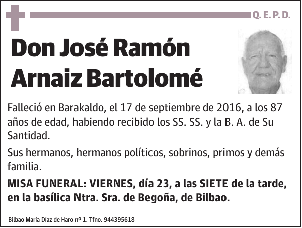 José Ramón Arnaiz Bartolomé