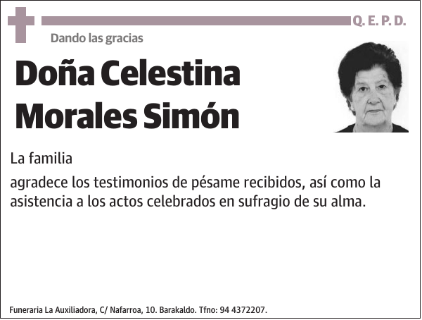 Celestina Morales Simón