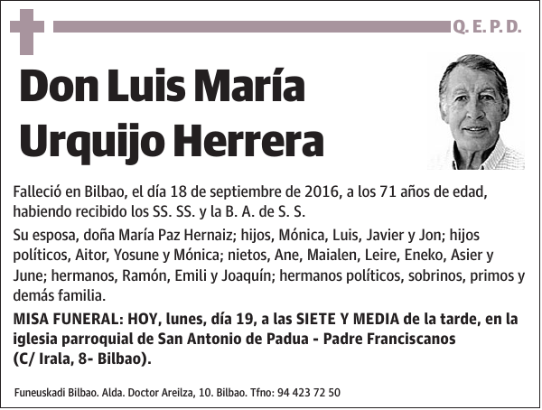 Luis María Urquijo Herrera