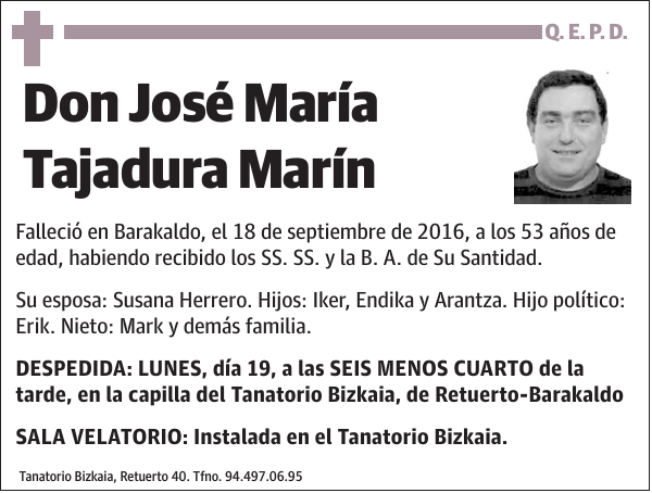 José María Tajadura Marín