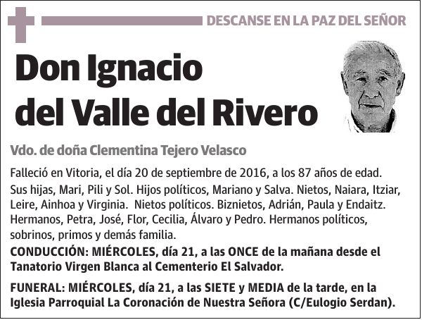 Ignacio del Valle del Rivero