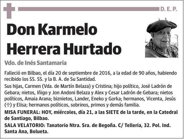 Karmelo Herrera Hurtado