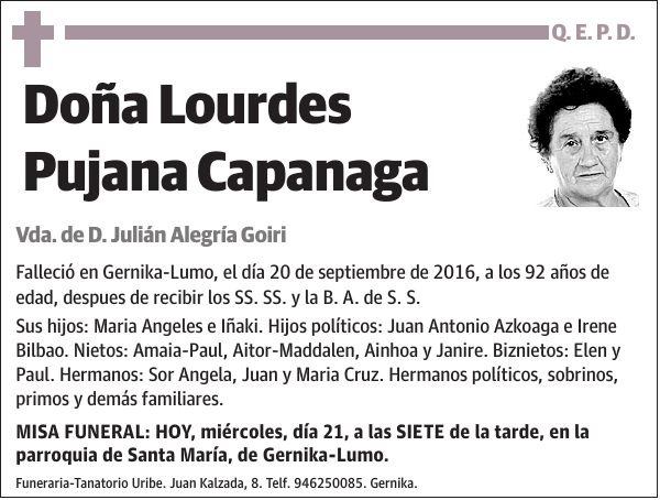 Lourdes Pujana Capanaga