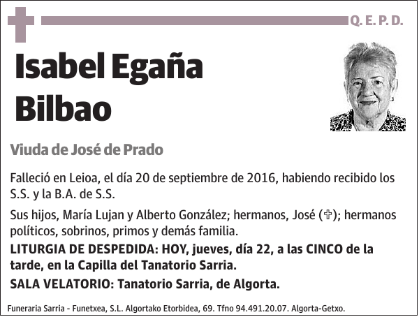 Isabel Egaña Bilbao