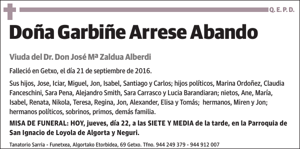 Garbiñe Arrese Abando