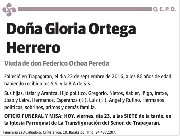 Gloria Ortega Herrero