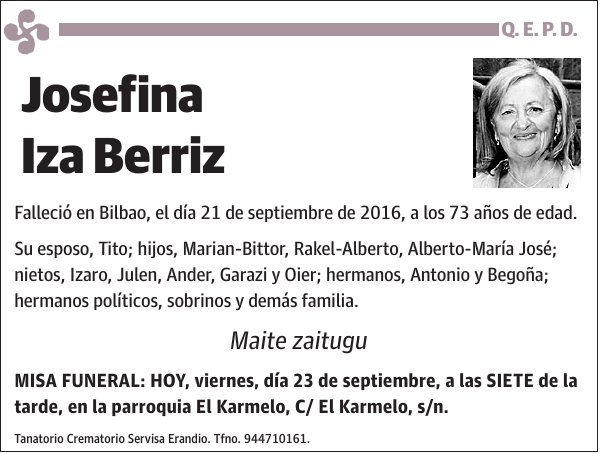 Josefina Iza Berriz