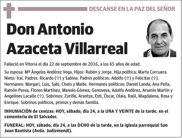 Antonio Azaceta Villarreal