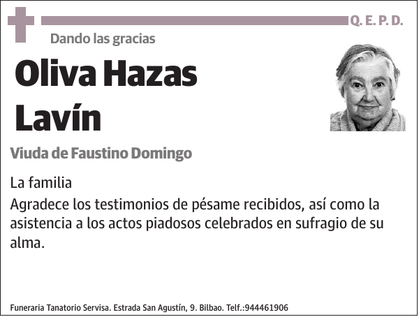 Oliva Hazas Lavín