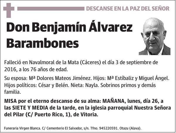 Benjamín Álvarez Barambones