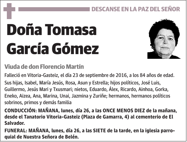 Tomasa García Gómez