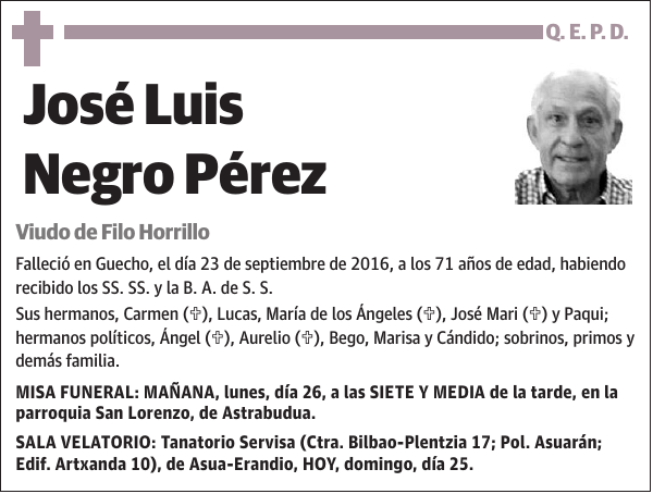 José Luis Negro Pérez