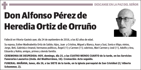 Alfonso Pérez de Heredia Ortiz de Orruño