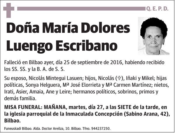 María Dolores Luengo Escribano