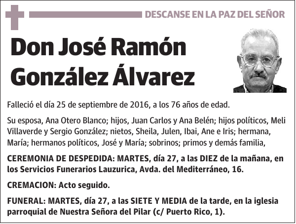 José Ramón González Álvarez