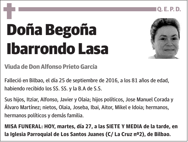 Begoña Ibarrondo Lasa