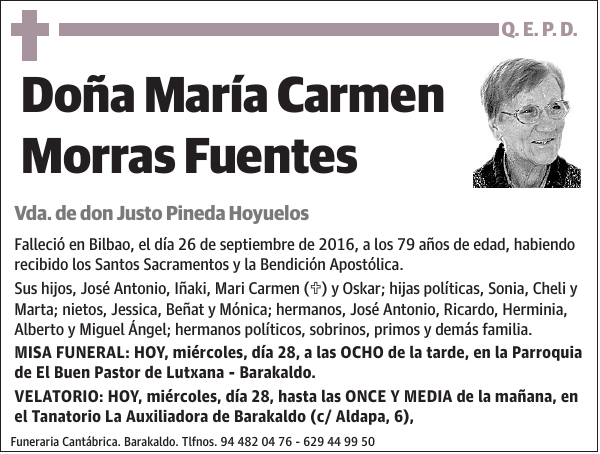 María Carmen Morras Fuentes