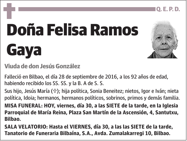 Felisa Ramos Gaya