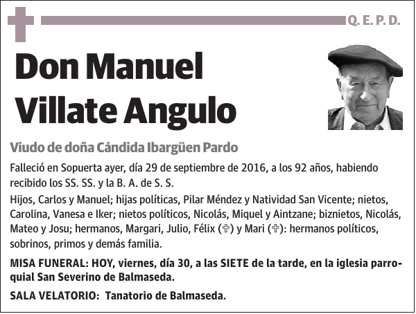 Manuel Villate Angulo