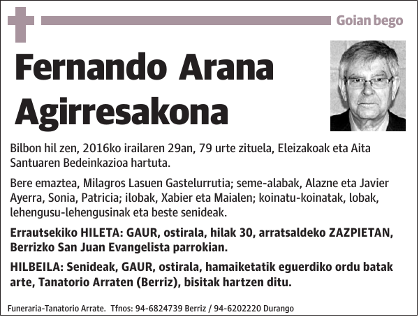 Fernando Arana Agirresakona