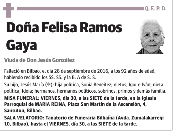 Felisa Ramos Gaya