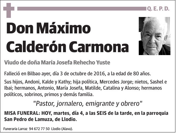 Máximo Calderón Carmona