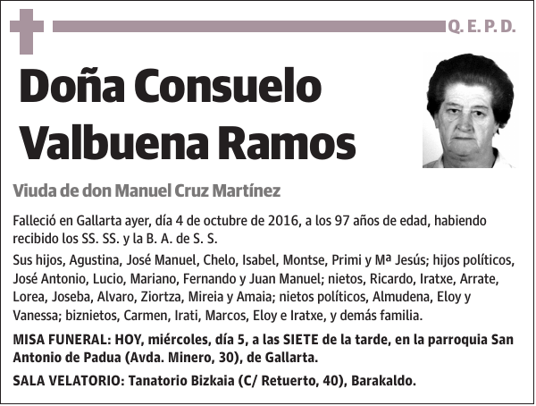 Consuelo Valbuena Ramos