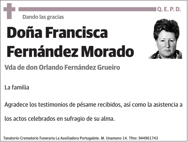 Francisca Fernández Morado