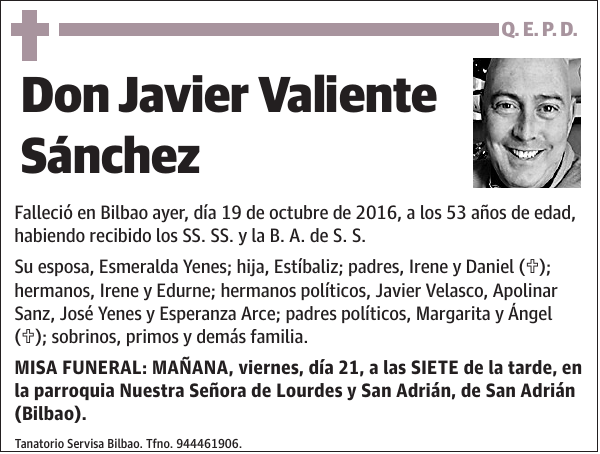 Javier Valiente Sánchez