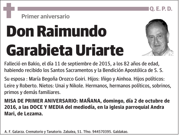 Raimundo Garabieta Uriarte