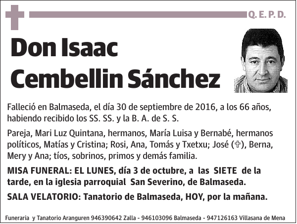 Isaac Cembellin Sánchez