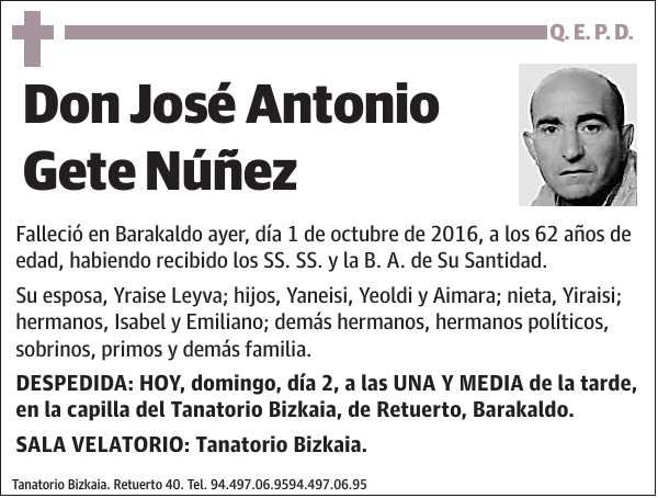 José Antonio Gete Núñez