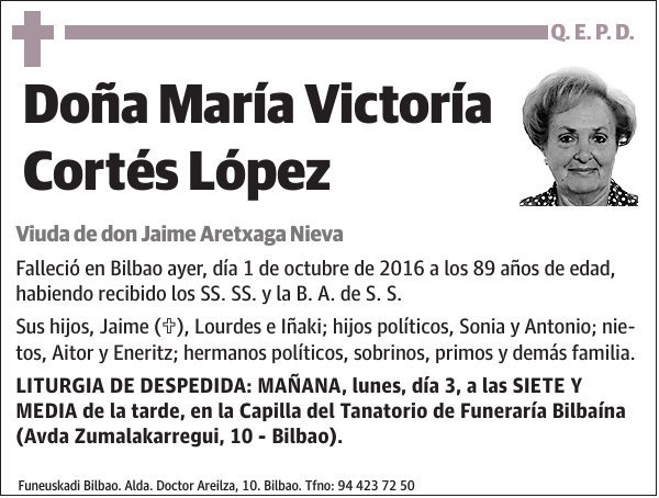 María Victoría Cortés López