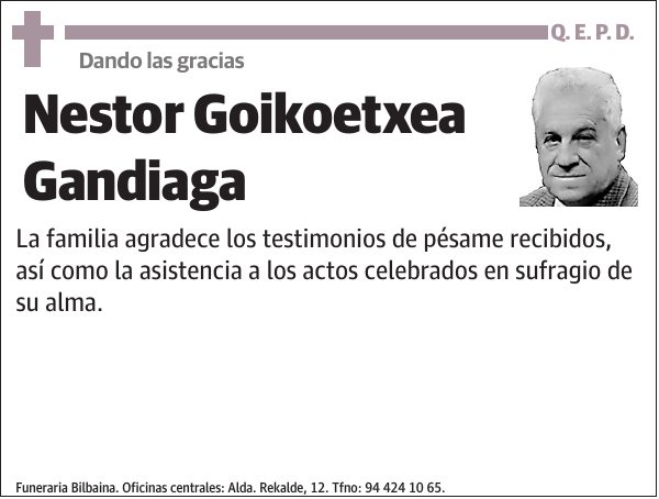 Nestor Goikoetxea Gandiaga