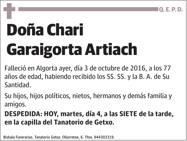 Chari Garaigorta Artiach