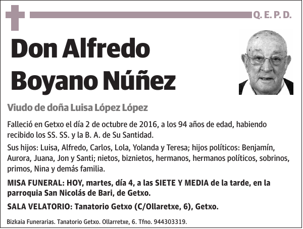 Alfredo Boyano Núñez