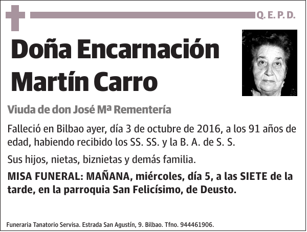 Encarnación Martín Carro